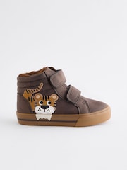 Brown Tiger Standard Fit (F) Warm Lined Touch Fastening Boots - Image 2 of 6