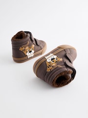 Brown Tiger Standard Fit (F) Warm Lined Touch Fastening Boots - Image 3 of 6