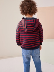 Red/Blue Stripe Zip Through Hoodie (3mths-7yrs) - Image 2 of 7