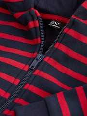 Red/Blue Stripe Zip Through Hoodie (3mths-7yrs) - Image 7 of 7