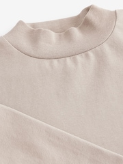 Neutral Long Sleeve Turtle Neck T-Shirt (3mths-7yrs) - Image 7 of 7