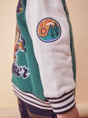 Dark Green Letterman Jacket (3mths-7yrs) - Image 5 of 9