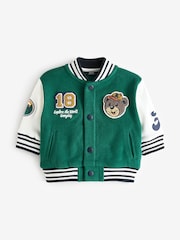 Dark Green Letterman Jacket (3mths-7yrs) - Image 6 of 9