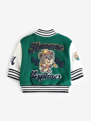 Dark Green Letterman Jacket (3mths-7yrs) - Image 8 of 9