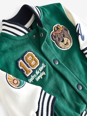 Dark Green Letterman Jacket (3mths-7yrs) - Image 9 of 9