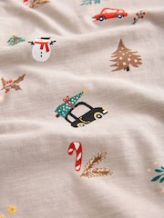 Natural Long Sleeve Christmas 100% Cotton T-Shirt (3mths-7yrs) - Image 8 of 8