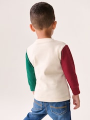 Ecru White Long Sleeve Christmas 100% Cotton T-Shirt (3mths-7yrs) - Image 3 of 7
