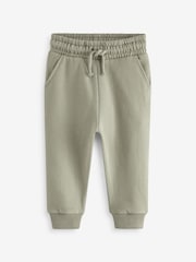 Khaki Green Soft Touch Jersey Joggers (3mths-7yrs) - Image 1 of 3
