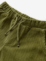 Khaki Green Cord Jersey Cuffed Joggers (3mths-7yrs) - Image 8 of 8