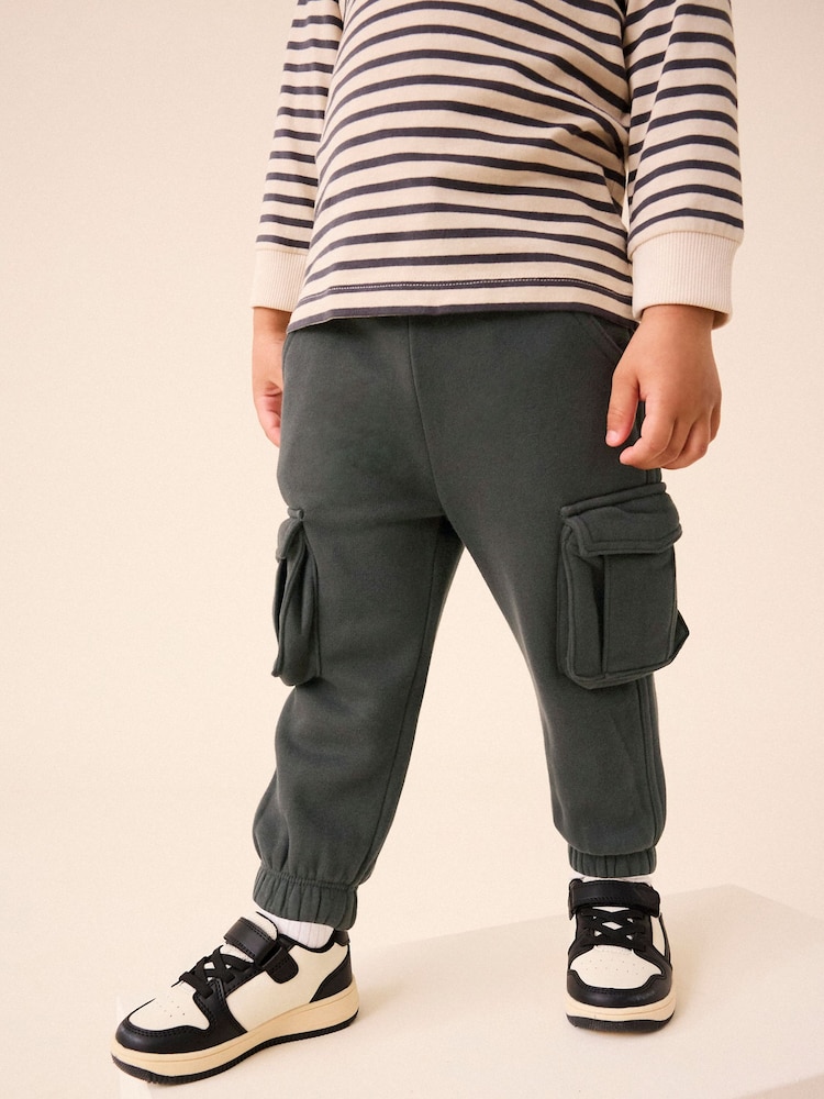 Charcoal Grey Utility Multipocket Joggers (3mths-7yrs) - Image 1 of 9