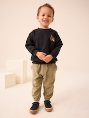 Stone Cord Jersey Cuffed Joggers (3mths-7yrs) - Image 2 of 7