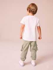 Sage Green Utility Multipocket Joggers (3mths-7yrs) - Image 2 of 8