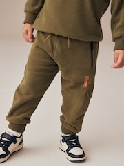 Khaki Green Utility Sweatshirt and Joggers Set (3mths-7yrs) - Image 4 of 5