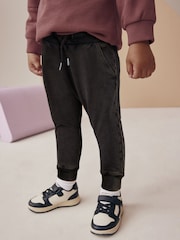 Burgundy Red Funnel Zip Neck Sweatshirt and Joggers Set (3mths-7yrs) - Image 3 of 9