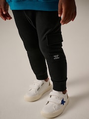 Teal Blue/Black Utility Sweatshirt and Super Skinny Joggers Set (3mths-7yrs) - Image 4 of 8