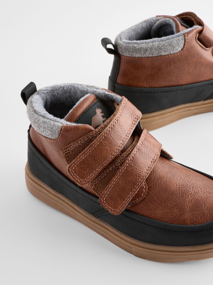 Tan Brown Standard Fit (F) Warm Lined Touch Fastening Boots - Image 6 of 6 Tan Brown Standard Fit (F) Warm Lined Touch Fastening Boots - Image 6 of 6