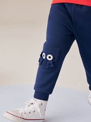 Red/Navy Blue Character Badges Hoodie and Joggers Set (3mths-7yrs) - Image 5 of 8