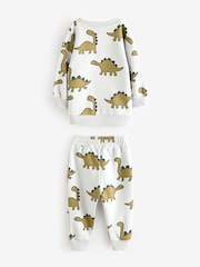 Mineral Blue Dinosaurs All-Over Print Character Sweatshirt and Joggers Set (3mths-7yrs) - Image 5 of 6