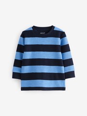 Burgundy Red 100% Cotton Long Sleeve T-Shirts 3 Pack (3mths-7yrs) - Image 5 of 7