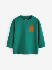 Blue/Green Long Sleeve Character T-Shirts 4 Pack (3mths-7yrs) - Image 4 of 7