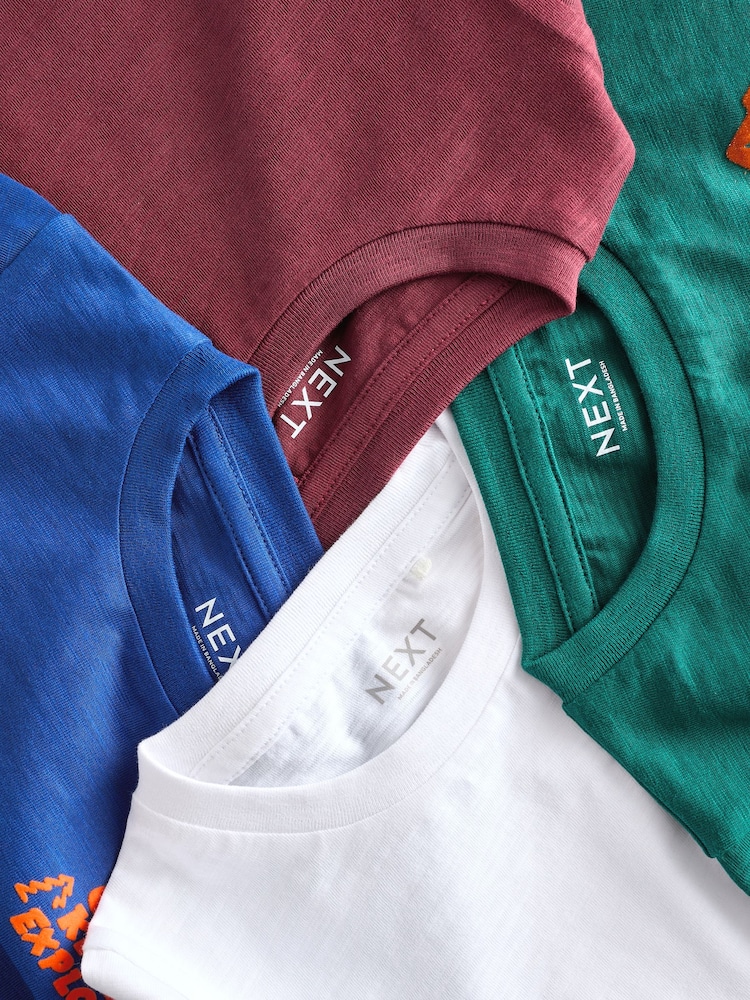 Blue/Green Long Sleeve Character T-Shirts 4 Pack (3mths-7yrs) - Image 7 of 7