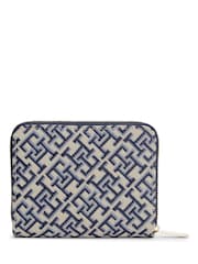 Tommy Hilfiger Blue Icon Monogram Jacquard Wallet - Image 2 of 4