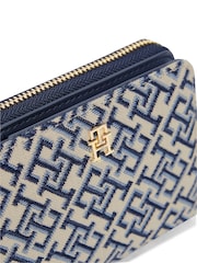 Tommy Hilfiger Blue Icon Monogram Jacquard Wallet - Image 3 of 4