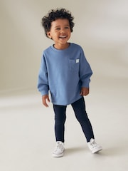 Blue Long Sleeve Top and Leggings Set (3mths-7yrs) - Image 1 of 8