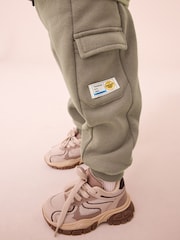 Khaki/Stone Quilted Gilet and Utility Joggers 3 Piece Set (3mths-7yrs) - Image 5 of 10