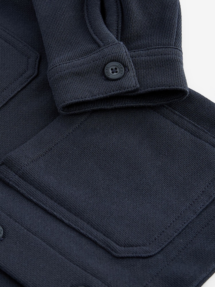 Navy/Grey 100% Cotton Jersey Shirt and Jogger Set (3mths-7yrs) - Image 9 of 9