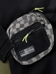 Black/Green Utility Bumbag Crew Neck 100% Cotton Sweatshirt and Joggers Set (3mths-7yrs) - Image 9 of 9