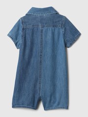 Gap Brannan Bear Baby-Strampler aus Denim (Neugeborene bis 24 Monate) - Bild 2 von 2