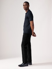 Black Micro Corduroy 5 Pocket Chinos Trousers - Image 3 of 11