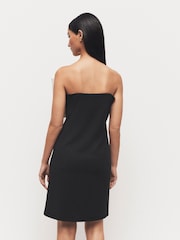 Black Bow Bandeau Mini Dress - Image 2 of 8