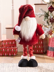 Red XL Extendable Leg Santa Gonk with Sound - Image 1 of 7