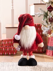 Red XL Extendable Leg Santa Gonk with Sound - Image 2 of 7