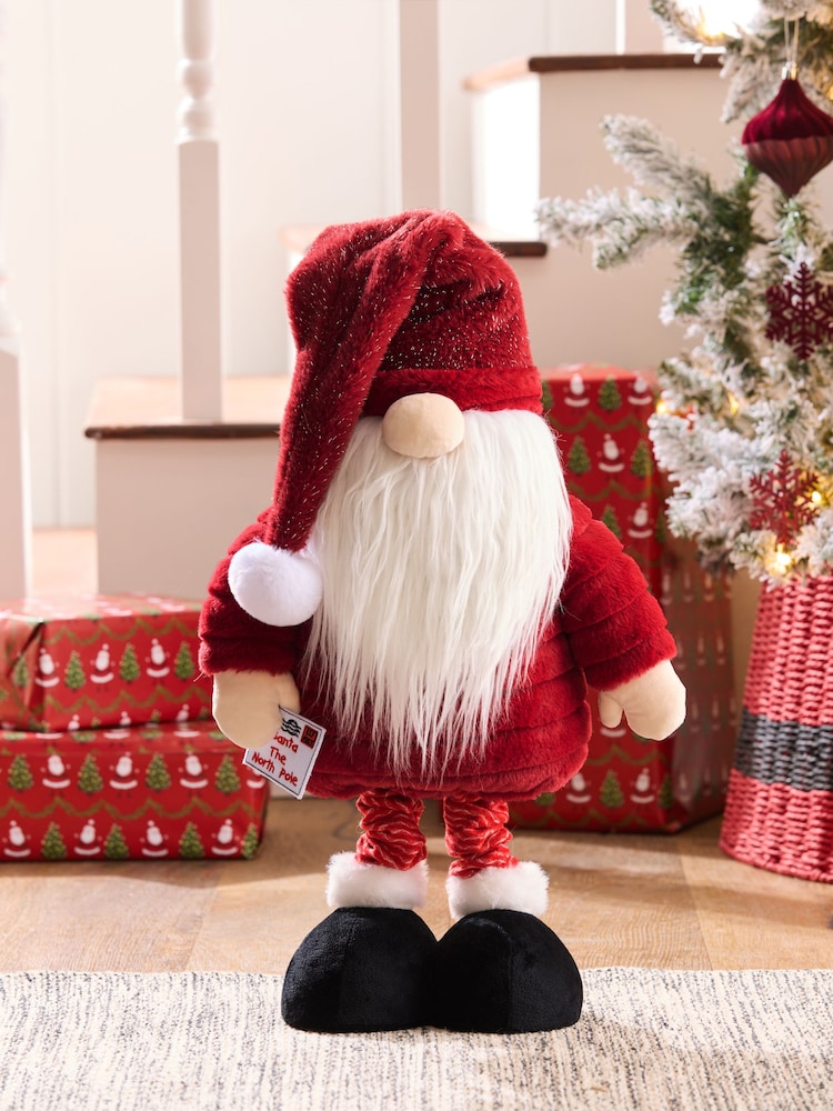 Red XL Extendable Leg Santa Gonk with Sound - Image 2 of 7