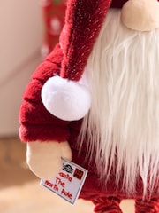 Red XL Extendable Leg Santa Gonk with Sound - Image 3 of 7