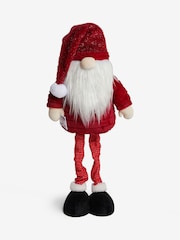 Red XL Extendable Leg Santa Gonk with Sound - Image 4 of 7