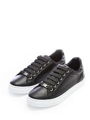 Moda in Pelle Bradd Lace Up Flat Round Toe Trainers - Image 2 of 6