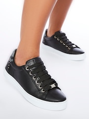 Moda in Pelle Bradd Lace Up Flat Round Toe Trainers - Image 6 of 6