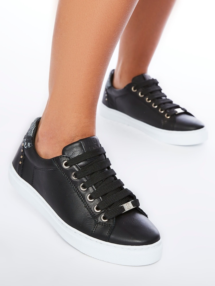 Moda in Pelle Bradd Lace Up Flat Round Toe Trainers - Image 6 of 6