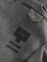 Gris - Americana de lana texturizada Signature de Nova Fides - Imagen 10 de 12