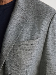 Gris - Americana de lana texturizada Signature de Nova Fides - Imagen 6 de 12