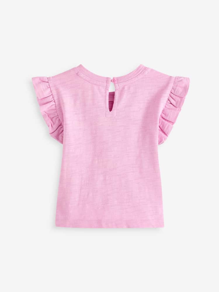 Gap Disney Minnie Mouse Baby-T-Shirt mit Rüschenärmeln (3M.–7J.) - Bild 2 von 3 Gap Disney Minnie Mouse Baby-T-Shirt mit Rüschenärmeln (3M.–7J.) - Bild 2 von 3
