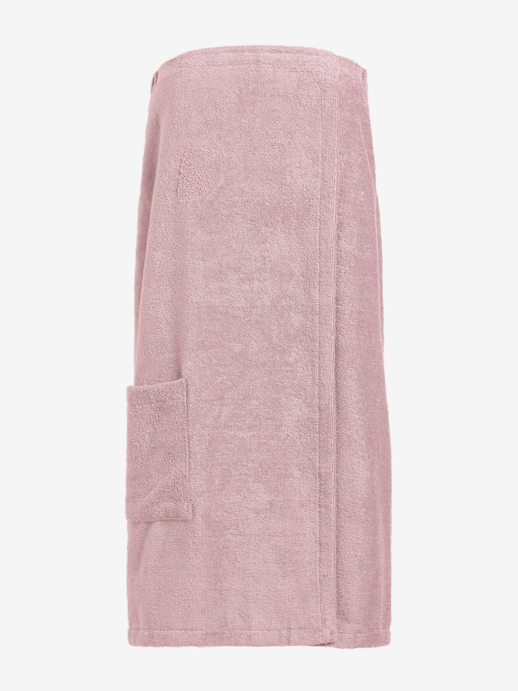 Just Pink Cosy 100% Cotton Towelling Body Wrap - Image 3 of 3