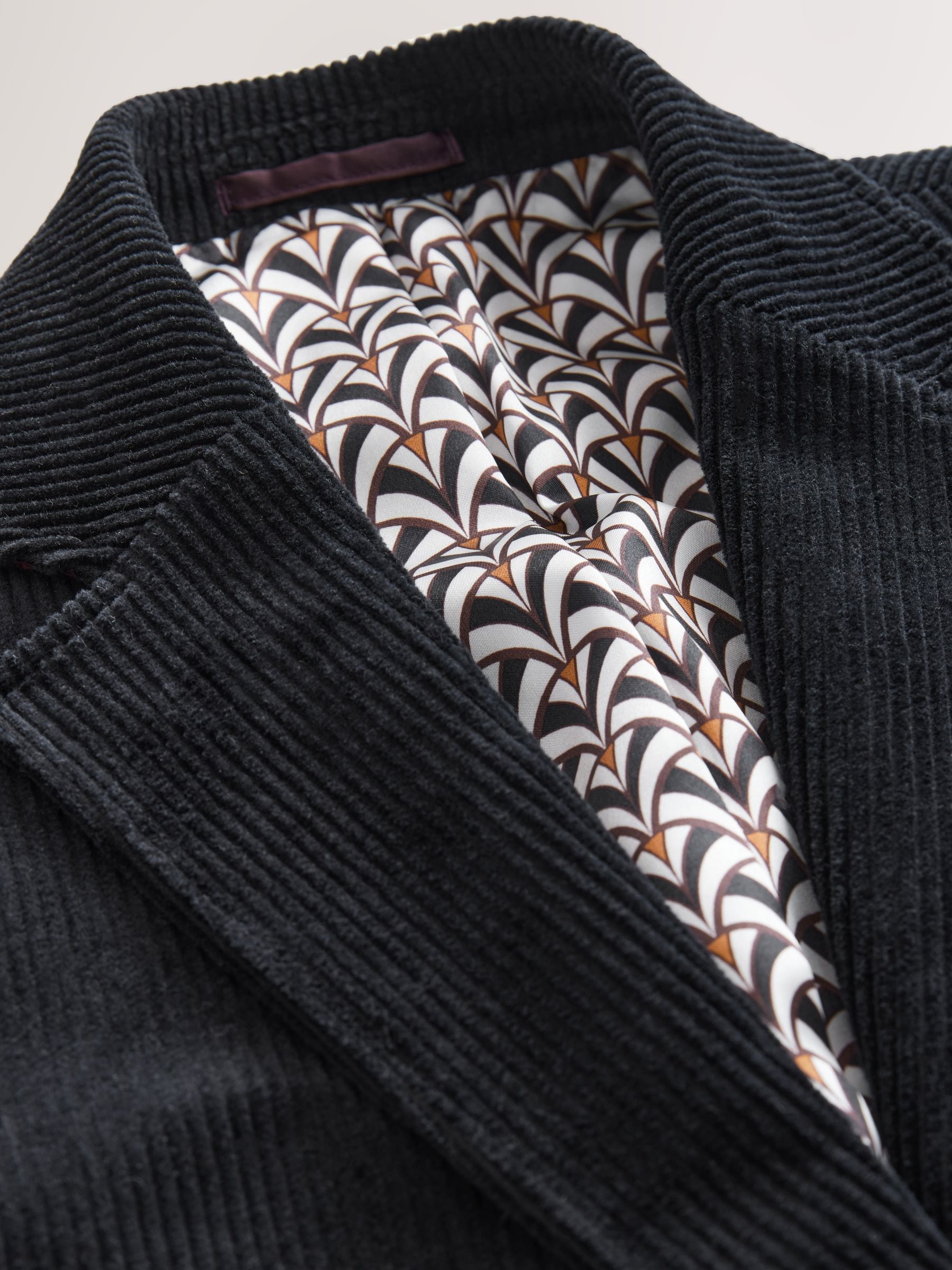 Buy Black Regular Fit Cord Blazer from Next USA
