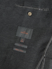 Charcoal Grey Nova Fides Moleskin Textured Blazer - Image 10 of 11