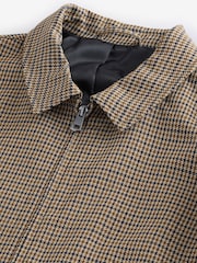 Neutral Dogtooth Check Shacket - Image 9 of 11