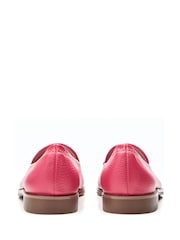 Moda in Pelle Pink Emmarose Leopard Head Tassel Trim Loafers - Image 3 of 4